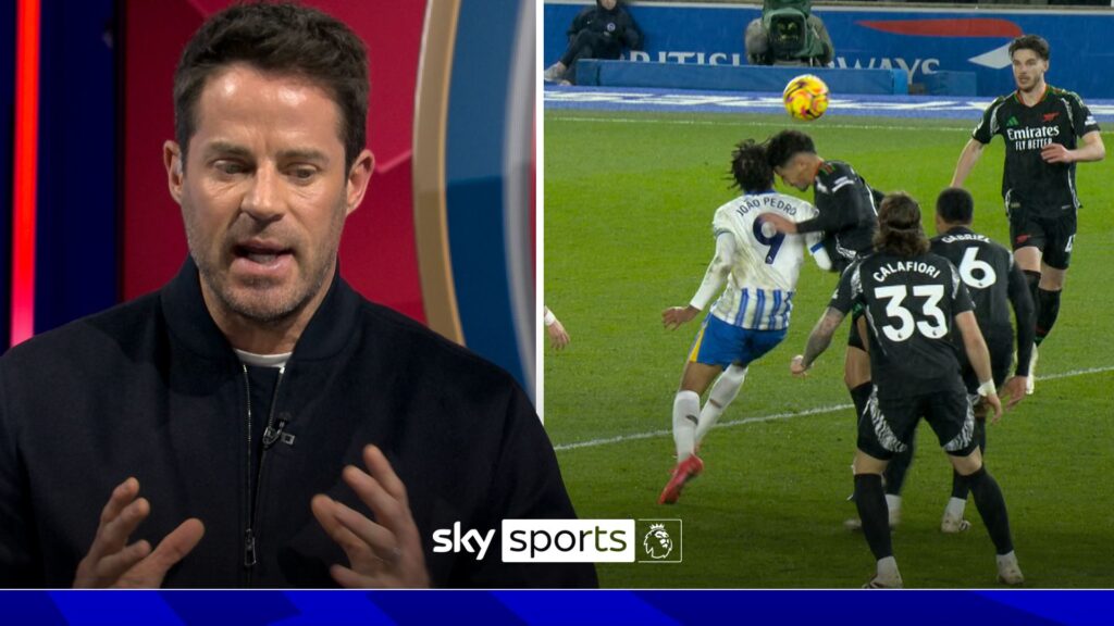 ‘It’s chaotic from Saliba & Gabriel!’ | Redknapp critical of Gunners pair for Brighton’s penalty