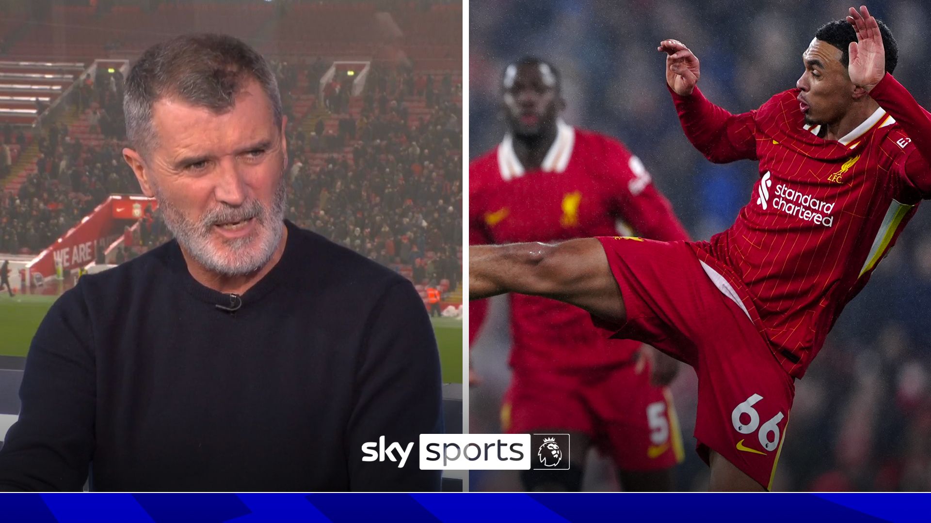 ‘Real Madrid? He’ll be going to Tranmere!’ | Keane SLAMS TAA’s first-half defending