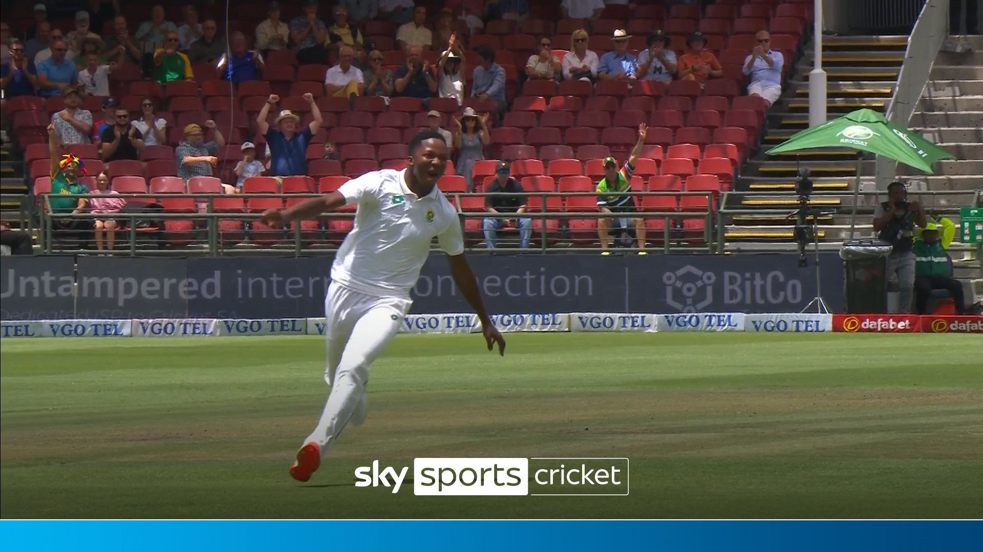 ‘What a moment!’ SA’s youngest Test player makes Babar his first wicket!