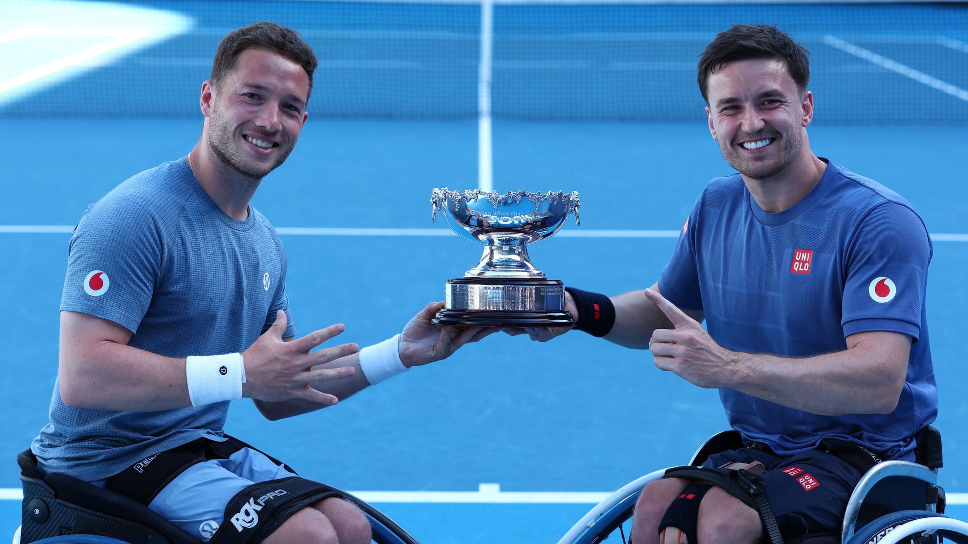 Brits Hewett and Reid win sixth straight Australian Open doubles title