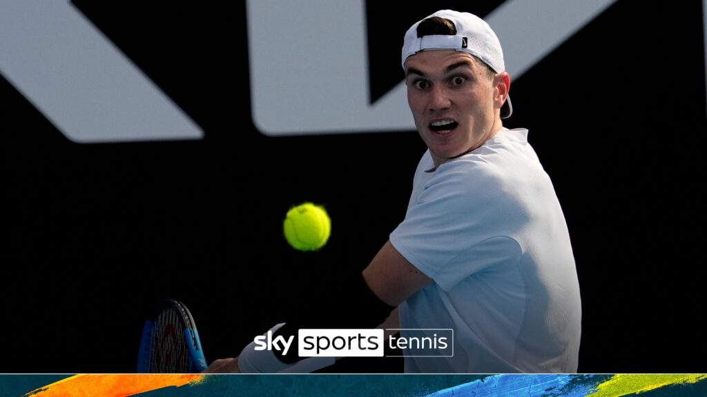 Draper’s winning moment in first round of Australian Open!