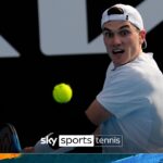 Draper’s winning moment in first round of Australian Open!