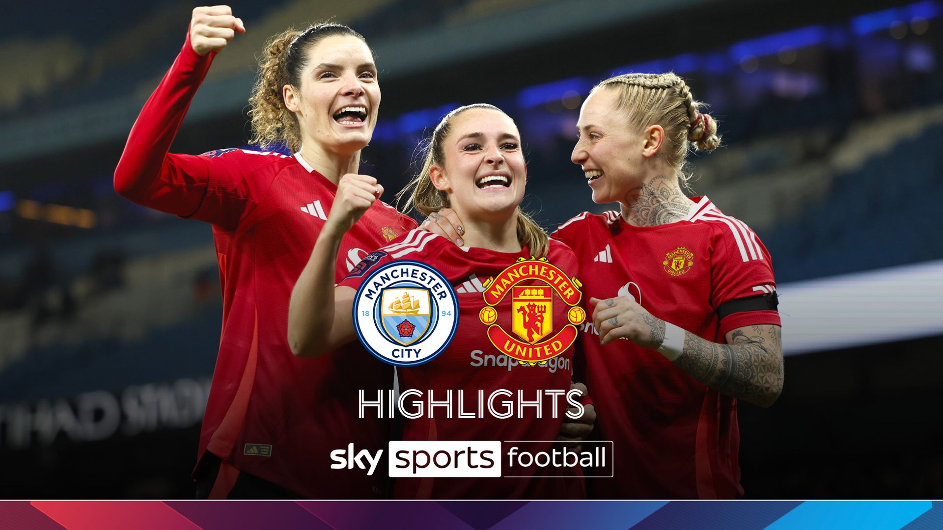 Highlights: Toone hat-trick settles chaotic Manchester derby!