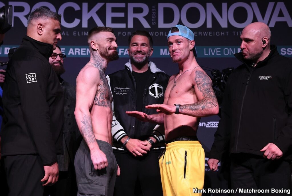 Donovan vs. Crocker: Date, Start Time, Fight Card, And Streaming Details