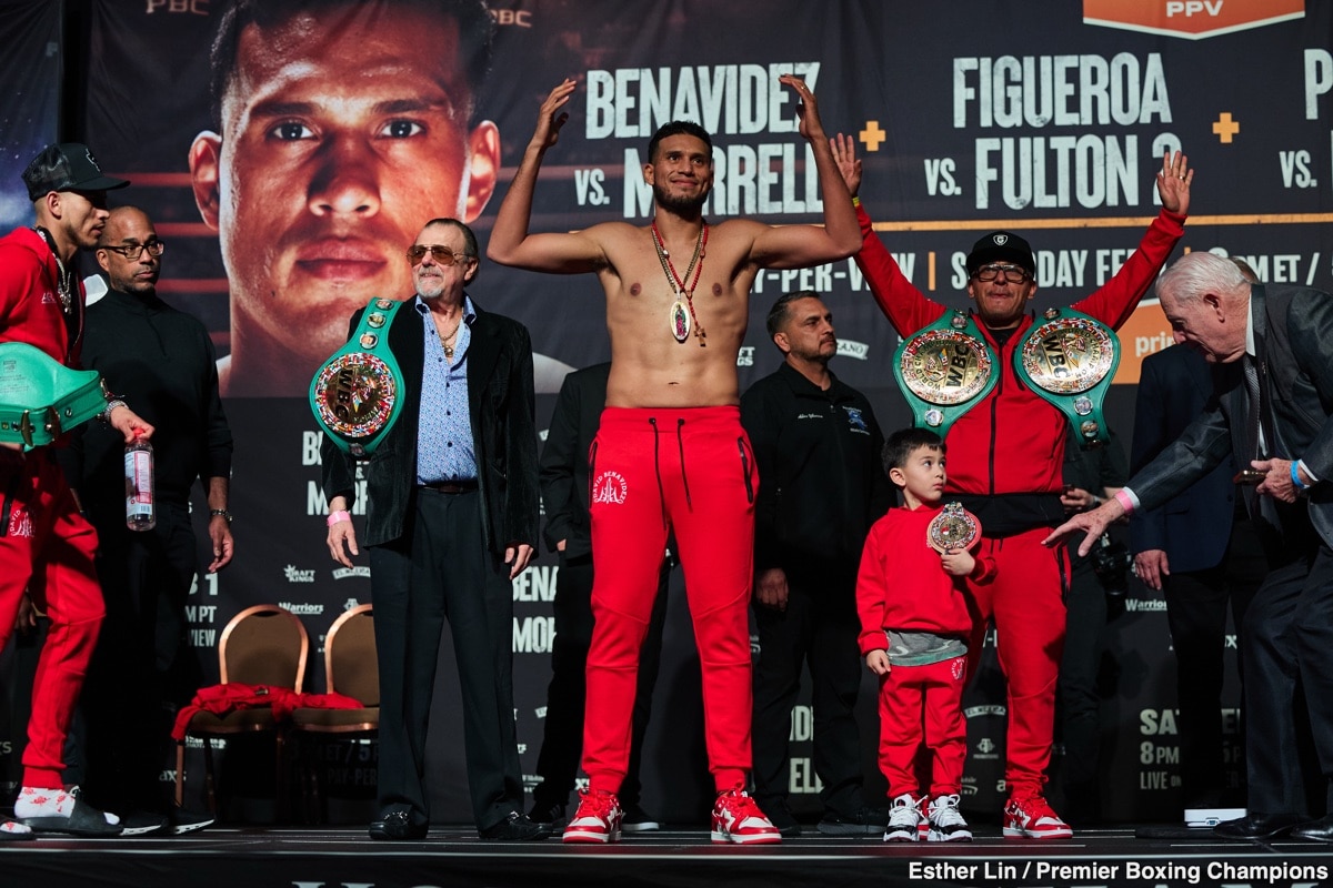 Boxing Results: Benavidez Survives Knockdown, Claims Victory Over Morrell