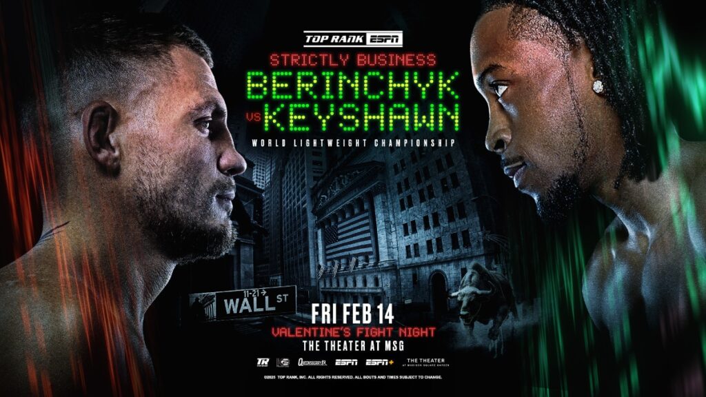 Berinchyk 134.6 vs. Keyshawn 134.2 – Weigh-in Results for Friday