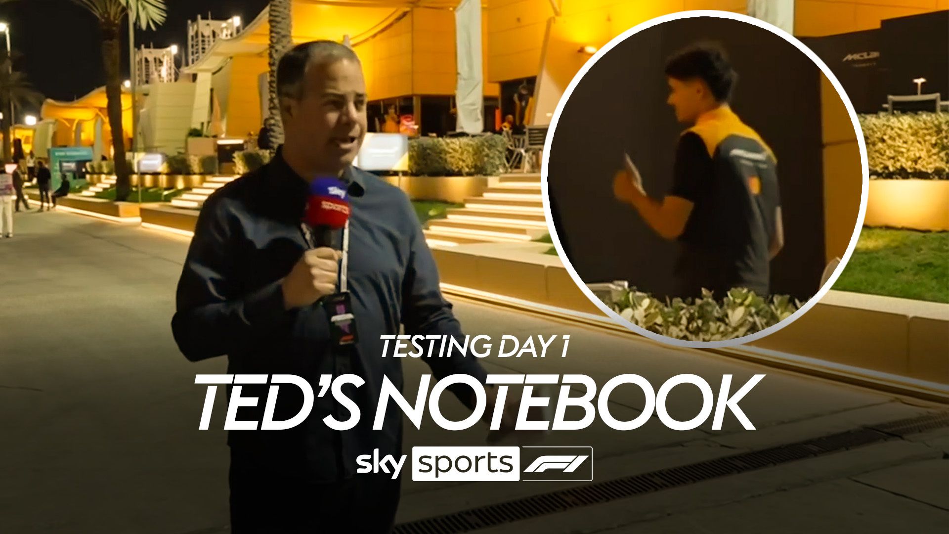 Ted’s Notebook: Testing Day 1