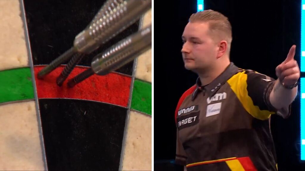 Van den Bergh hits incredible 9-DARTER at World Masters!