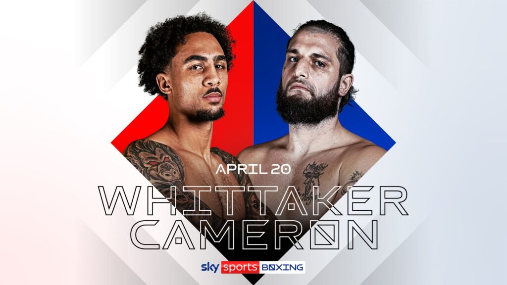 Whittaker and Cameron set rematch for Easter Sunday live on Sky Sports