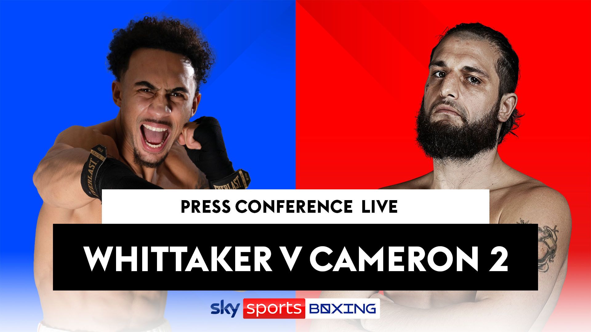 LIVE STREAM: Whittaker vs Cameron 2 press conference