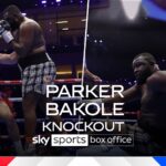 MASSIVE right hand! Parker demolishes Bakole in two rounds