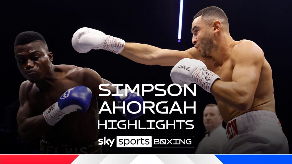 Simpson KNOCKS OUT Ahorgah in round five!