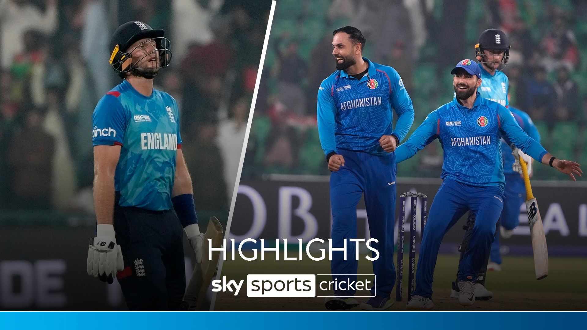 England KNOCKED OUT of Champions Trophy after Afghanistan win thriller!