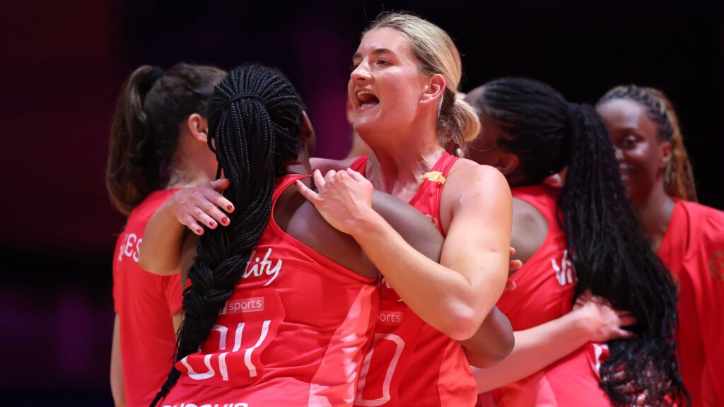 England fight past Uganda to reach Netball Nations Cup final