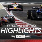 F1 Testing | Sainz pips Hamilton for fastest lap on day two of testing!