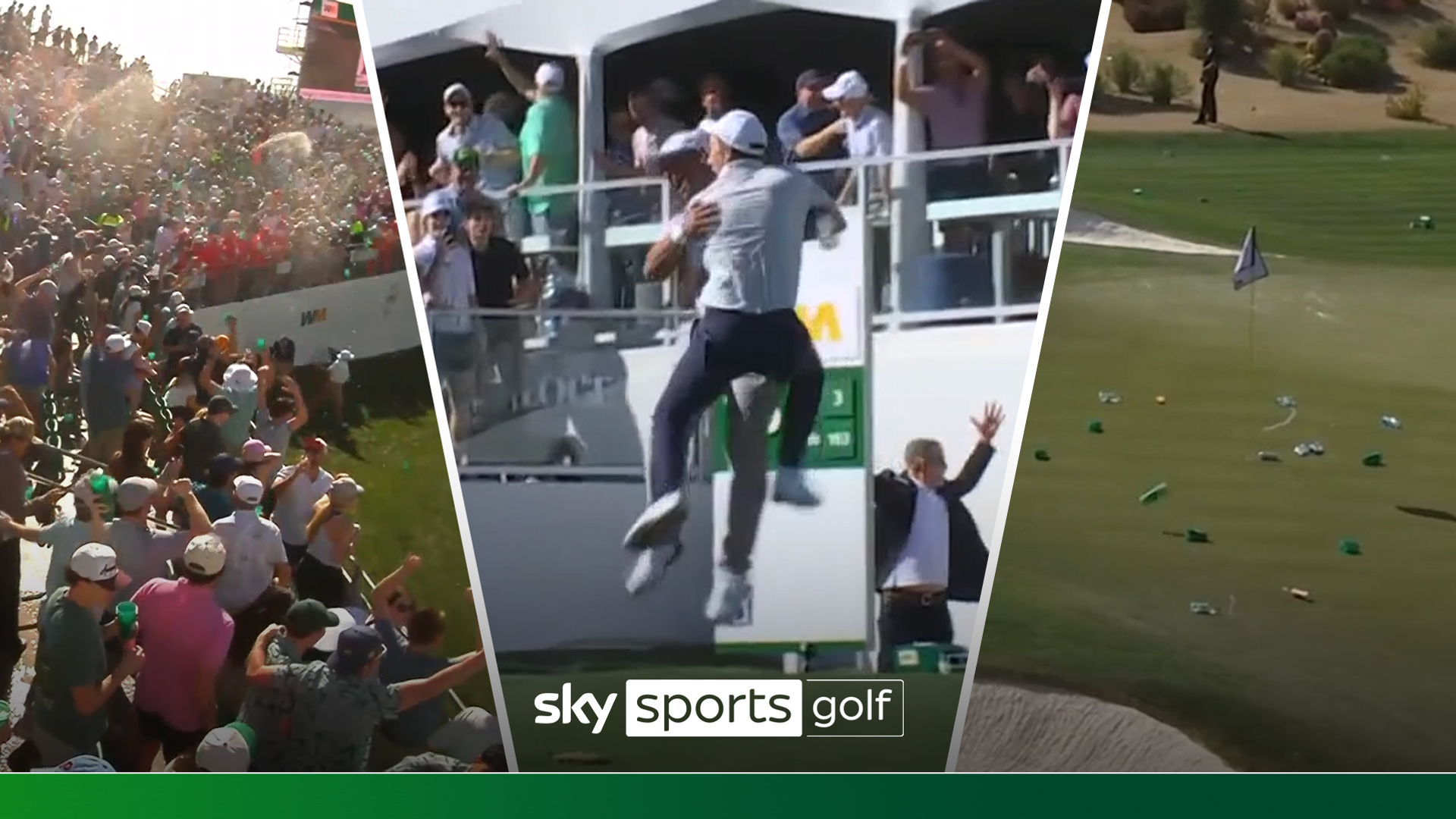 SCENES! Grillo sends fans wild with slam dunk hole-in-one!