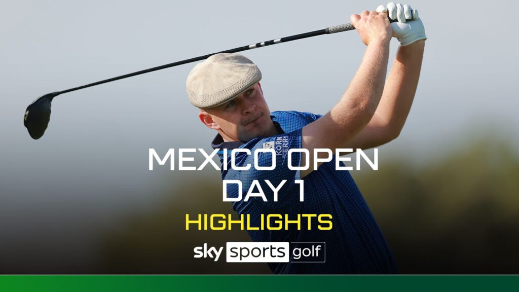 Harry Hall shares lead at -7 after opening round in Mexico