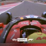 Ride onboard with Hamilton on the fastest lap of his Ferrari debut in Bahrain!