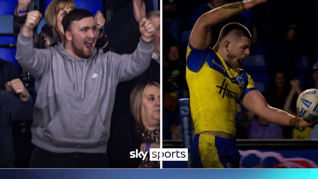 ‘BULLSEYE for Warrington’! | Littler goes wild for stunning Walker try!