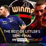 ‘Showboating!’ | Highlights: Littler hits classy double tops in semi-final win