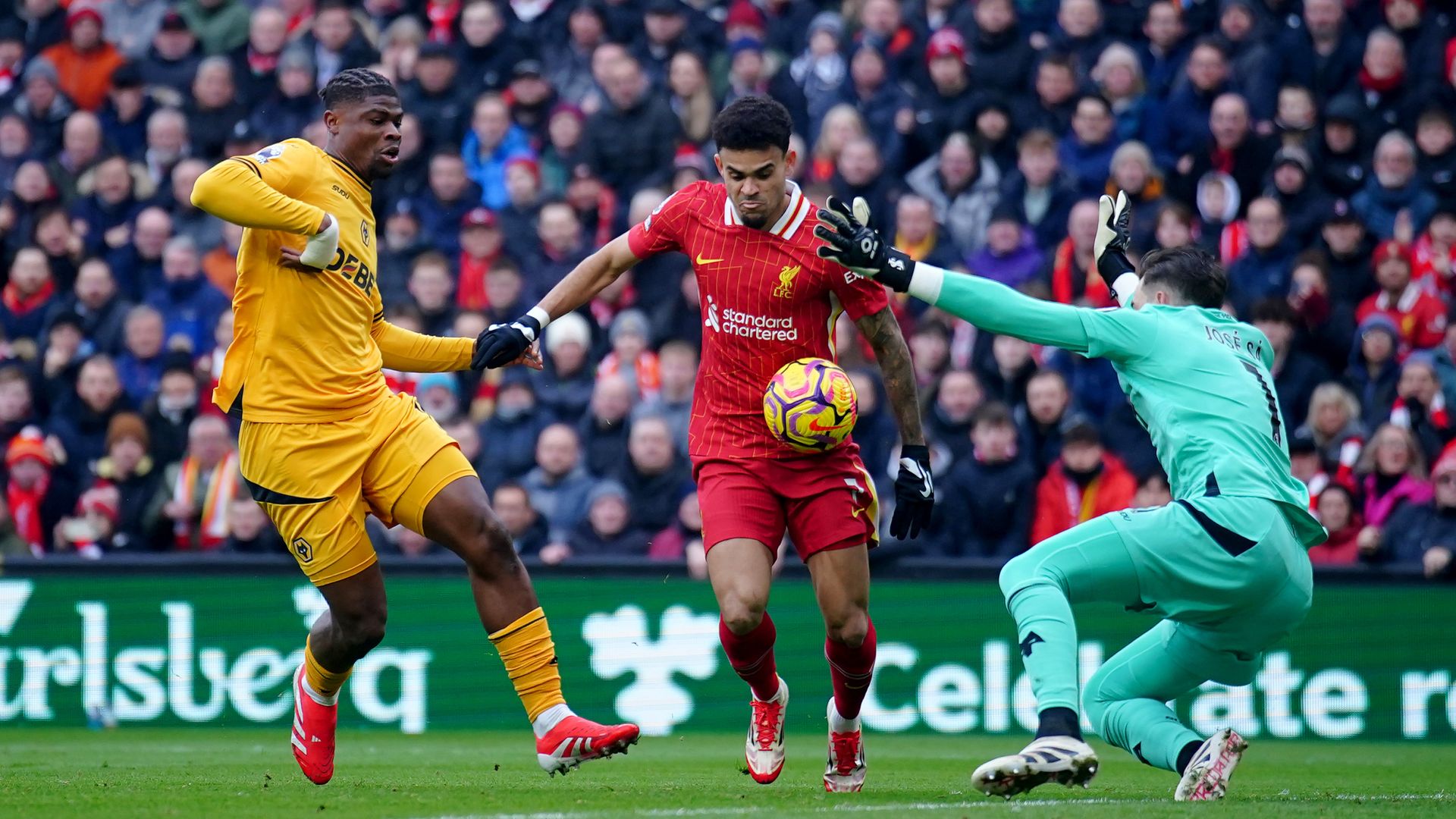 Liverpool go seven clear with nervy win over Wolves