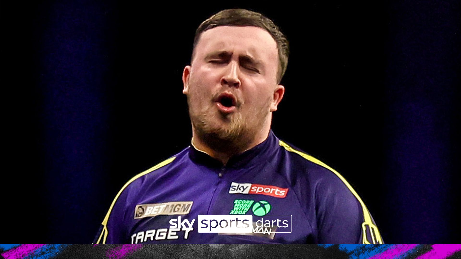 Frustrated Littler hurls darts to the floor after Price defeat