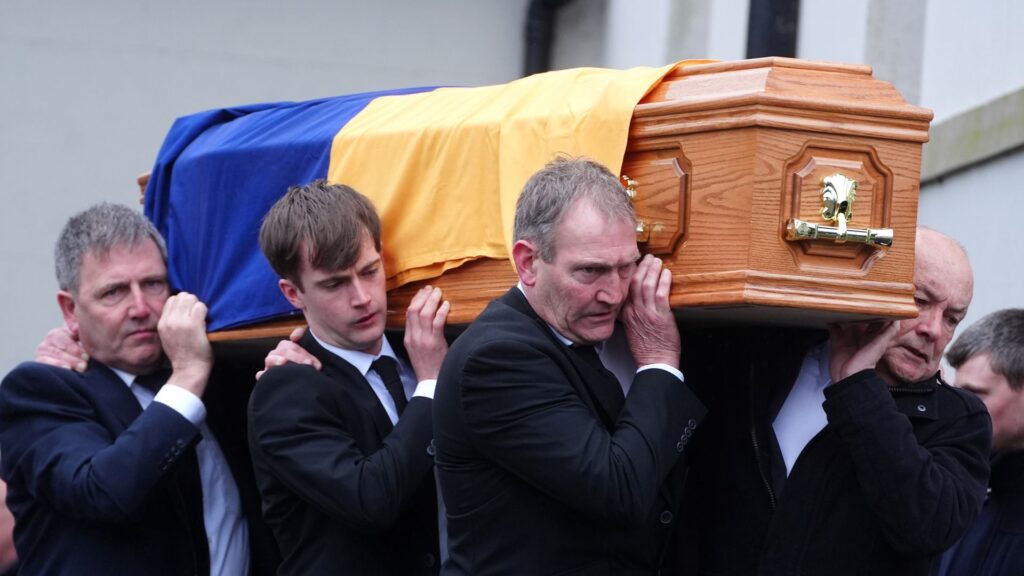 ‘He won the hearts of Irish people’ | Hundreds attend Michael O’Sullivan funeral