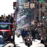 Two women shot during Super Bowl victory parade celebrations