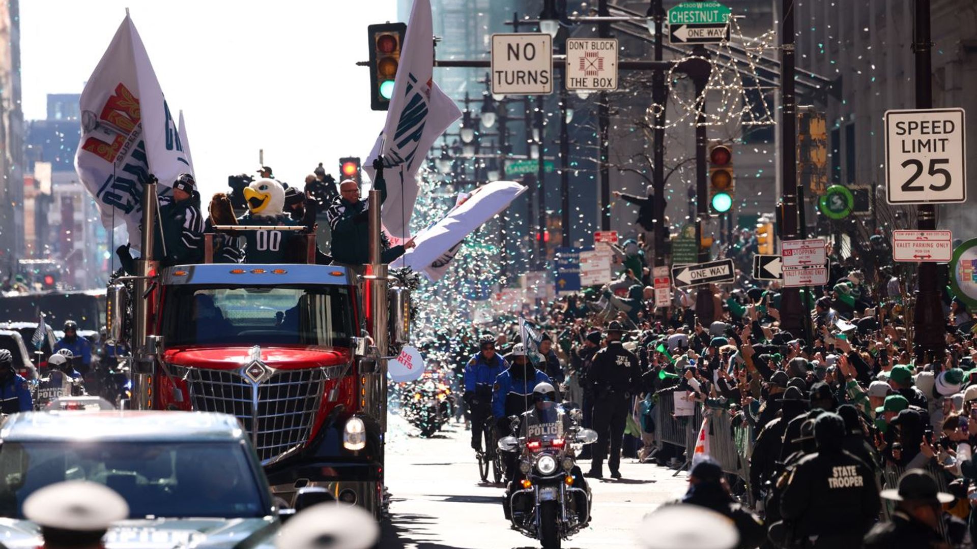 Two women shot during Super Bowl victory parade celebrations