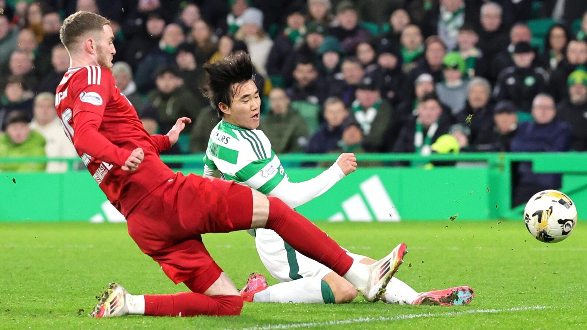 Yang puts Celtic four up vs Aberdeen LIVE!