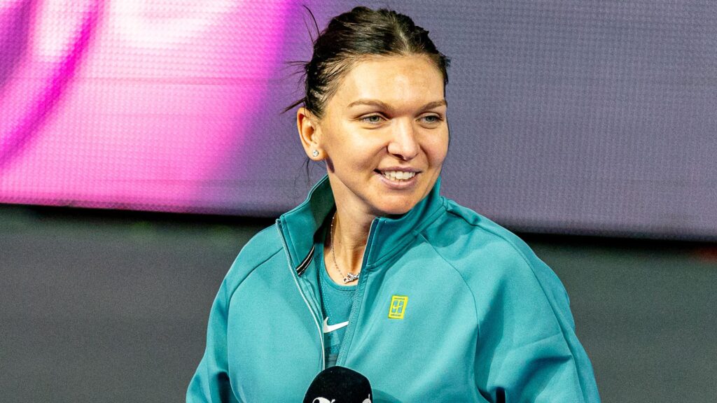 Halep announces retirement in on-court interview