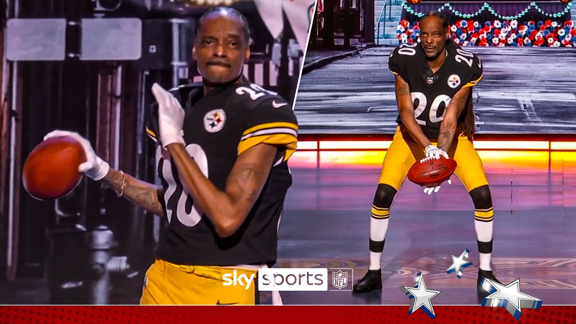 ‘Hut 1, 2, 3 and to the 4!’ | Snoop auditions for Steelers quarterback!