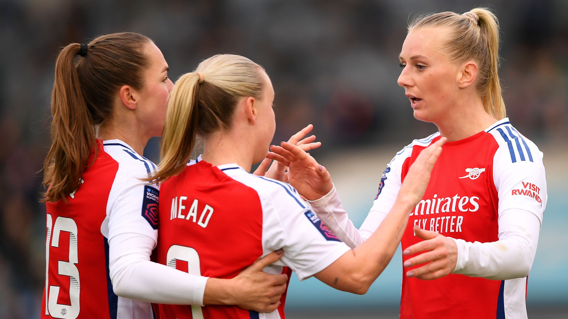 Arsenal beat Man City in seven-goal thriller to go second in WSL