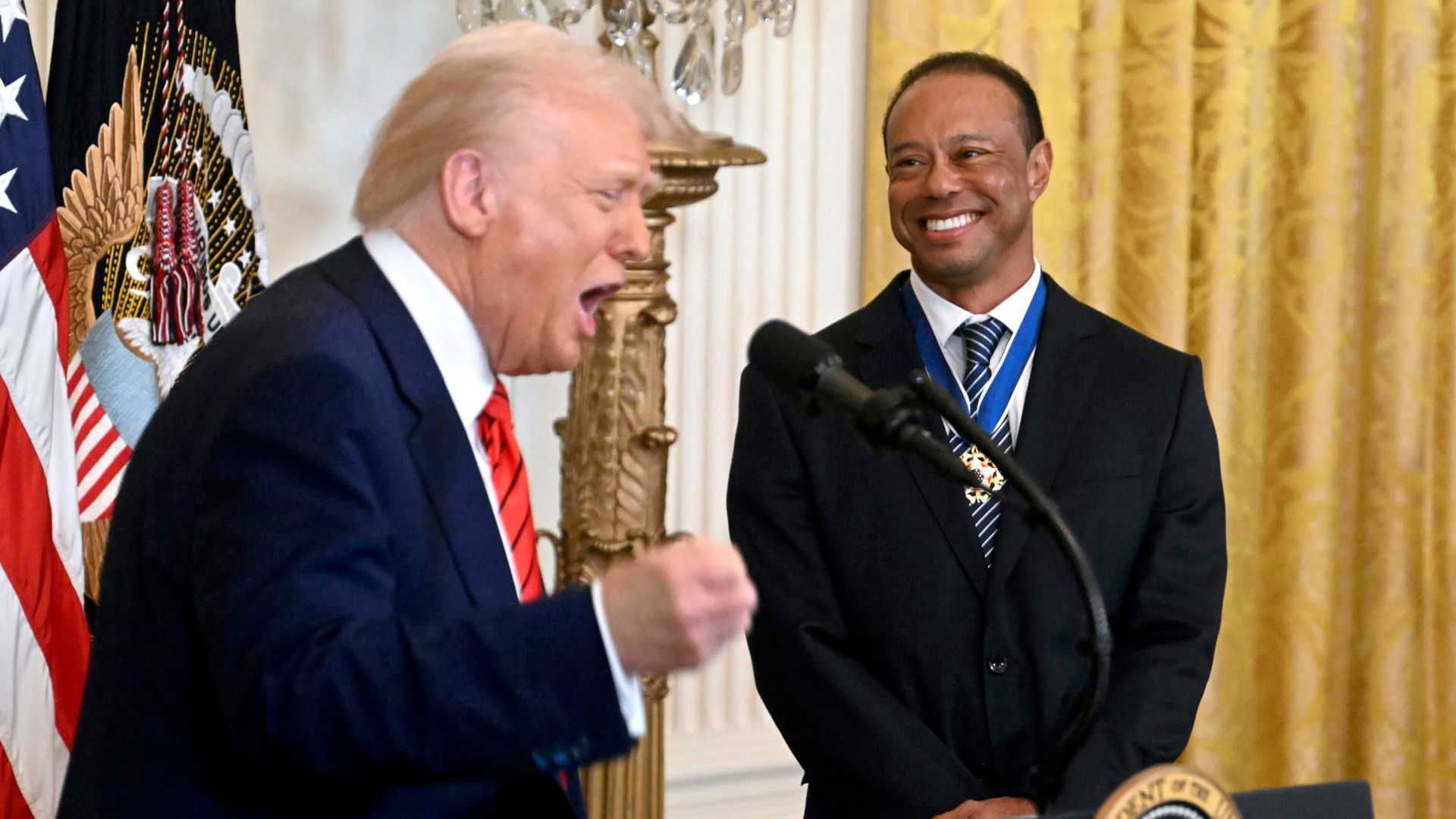 Tiger and LIV chief meet Trump at White House in push to ‘reunify’ men’s golf