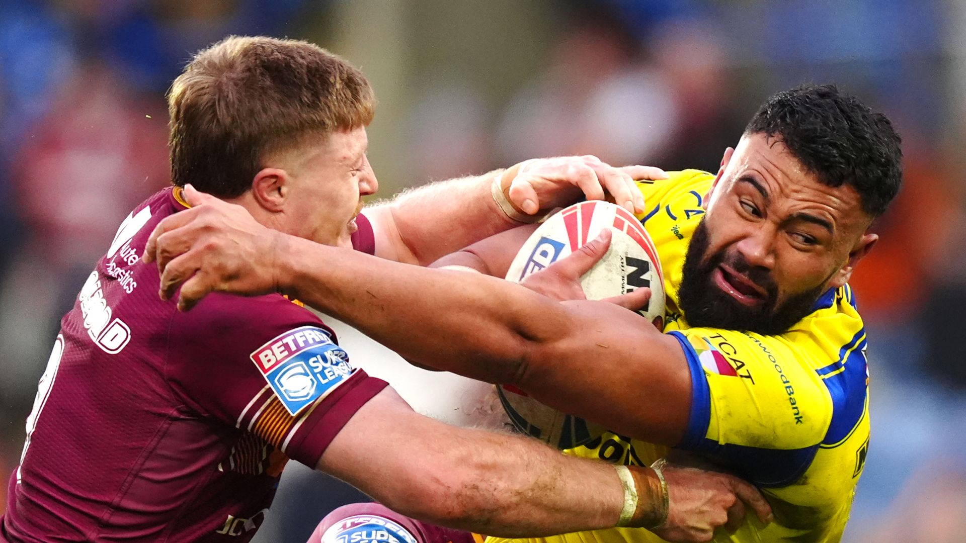 Warrington edge Huddersfield in battle of Burgess brothers