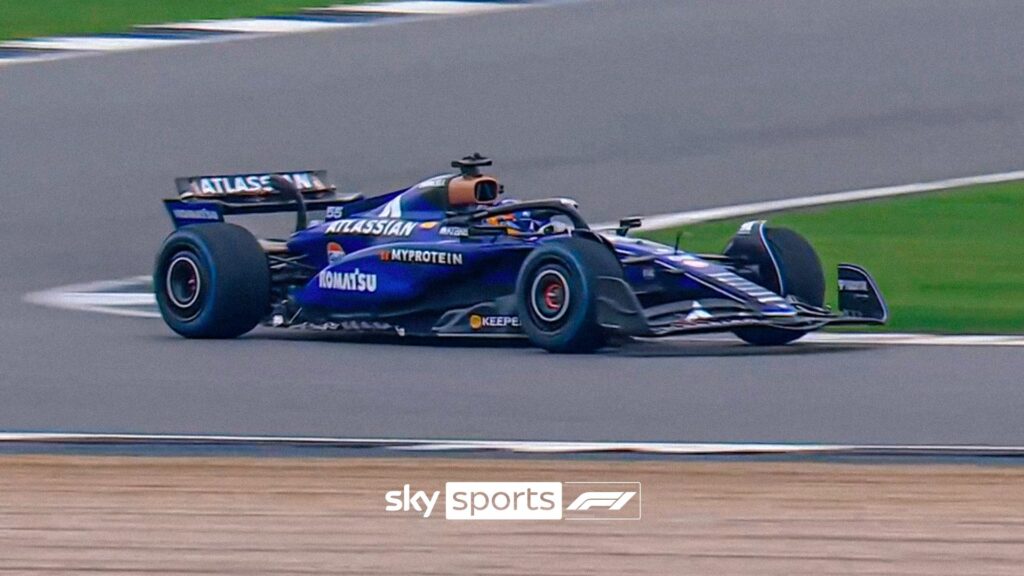 Sainz drives first lap in FW47 as Williams reveal 2025 challenger