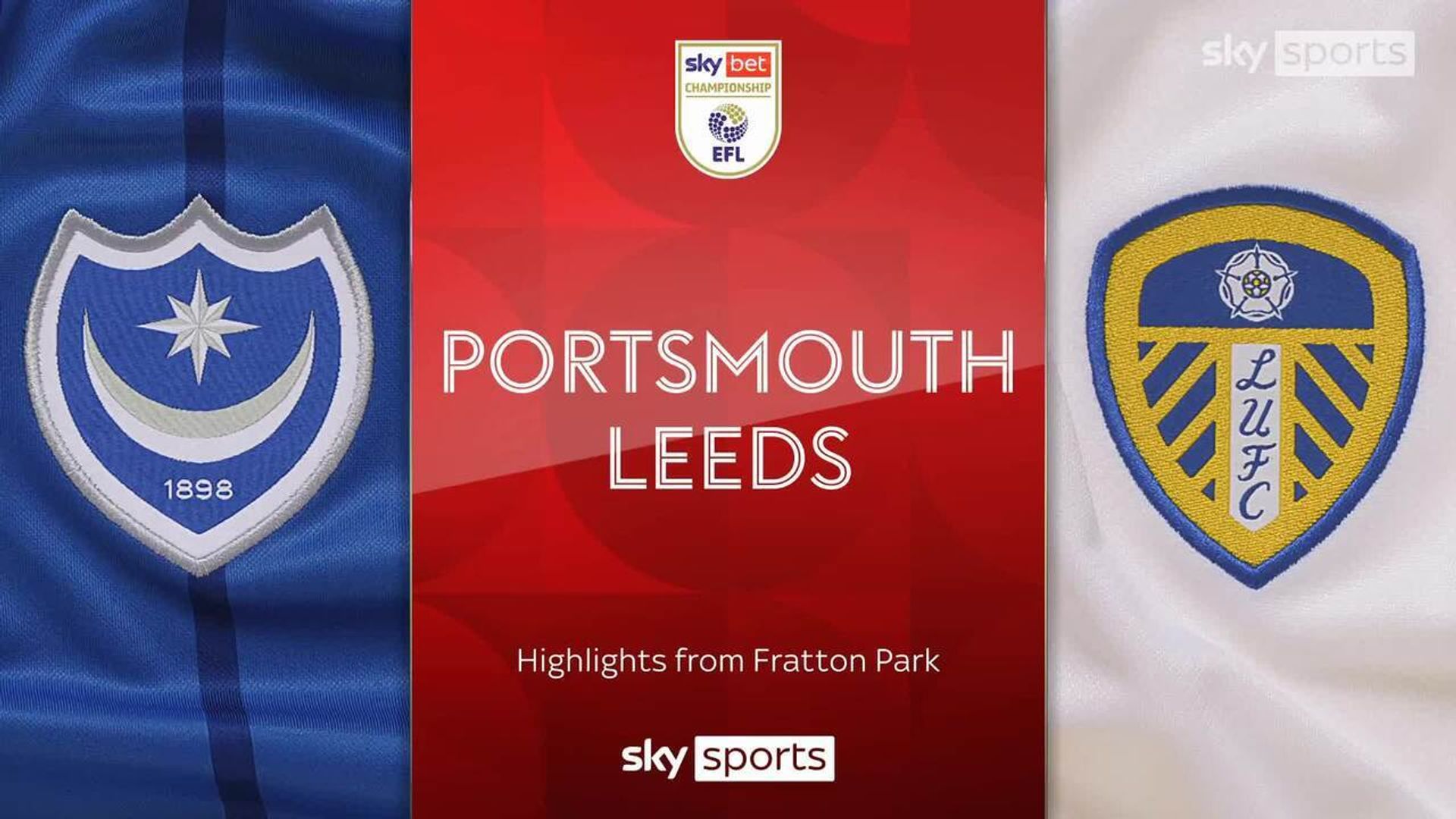 Portsmouth shock leaders Leeds at Fratton Park!