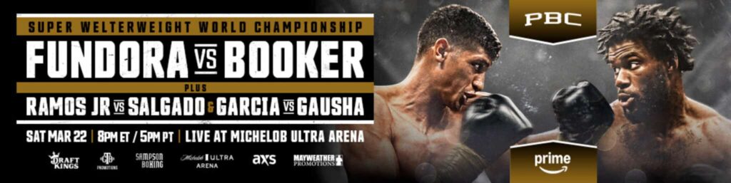 Fundora Defends Against Booker, Garcia vs. Gausha on March 22nd