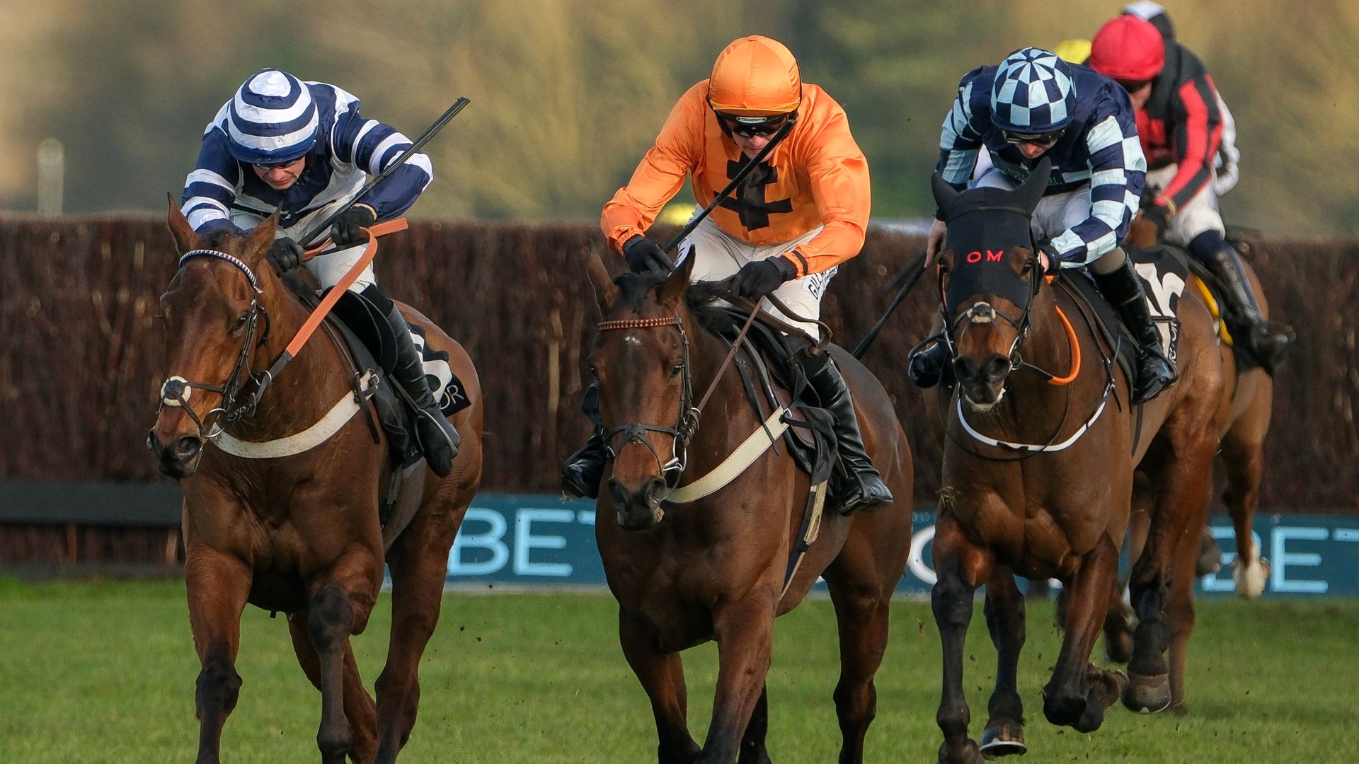 Booster Bob swoops late to claim Greatwood Gold Cup at Newbury