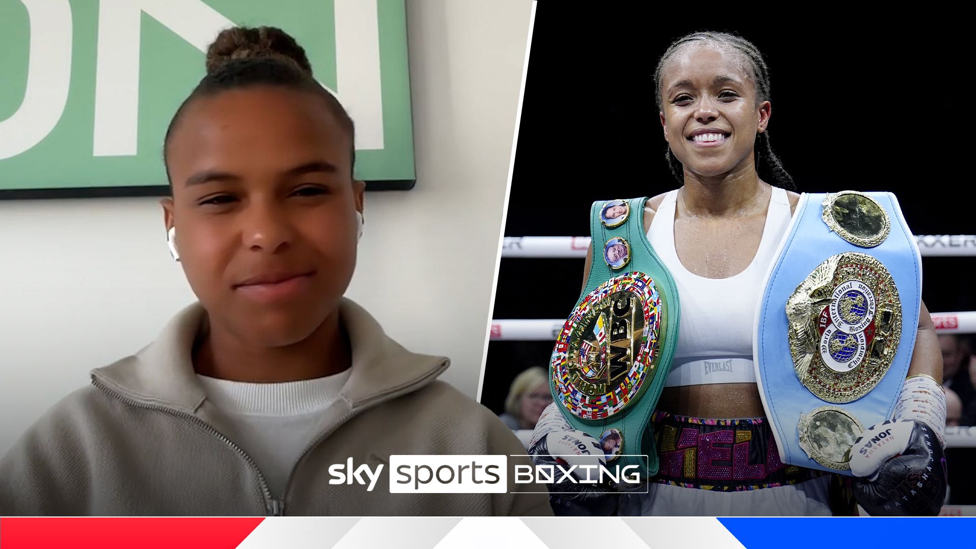 ‘I would love her to knock her out!’ | Parris backs sister Jonas in title fight