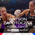 Fight highlights | Zapotoczna edges Watson to claim European title