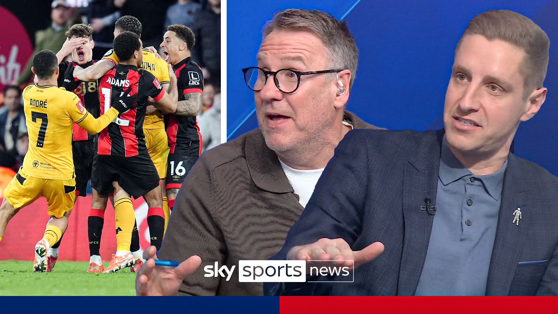 ‘Unbelievable… ridiculous!’ | Merson and Dawson slam Cunha for ‘full house’ red card