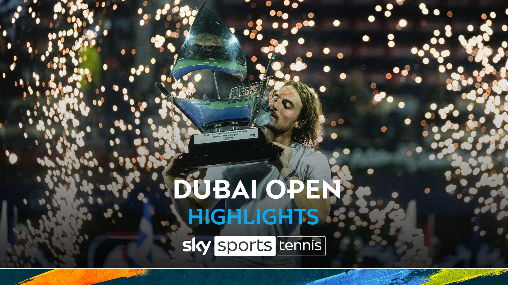 Tsitsipas returns to top 10 after winning Dubai Open in straight sets