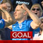 ‘Leeds feel the full force of Fratton Park!’ | Bishop opens scoring for Portsmouth