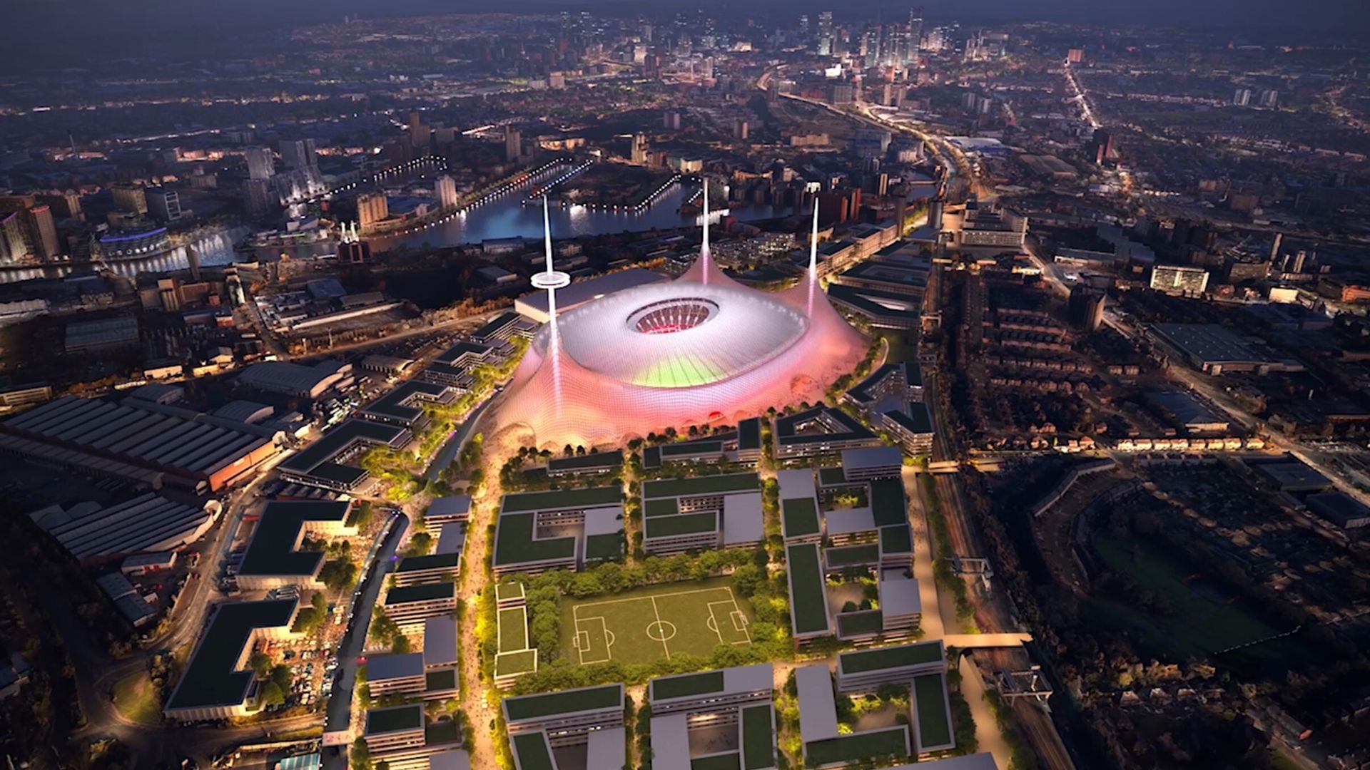 FIRST LOOK! What Man Utd’s new 100,000 seater stadium will look like