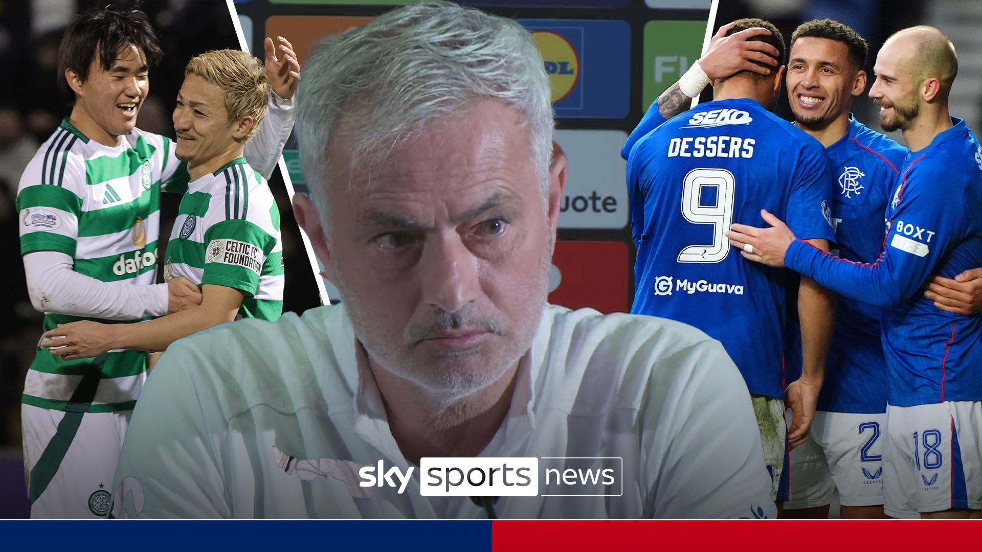 ‘Why not?!’ | Mourinho open to managing Rangers or Celtic