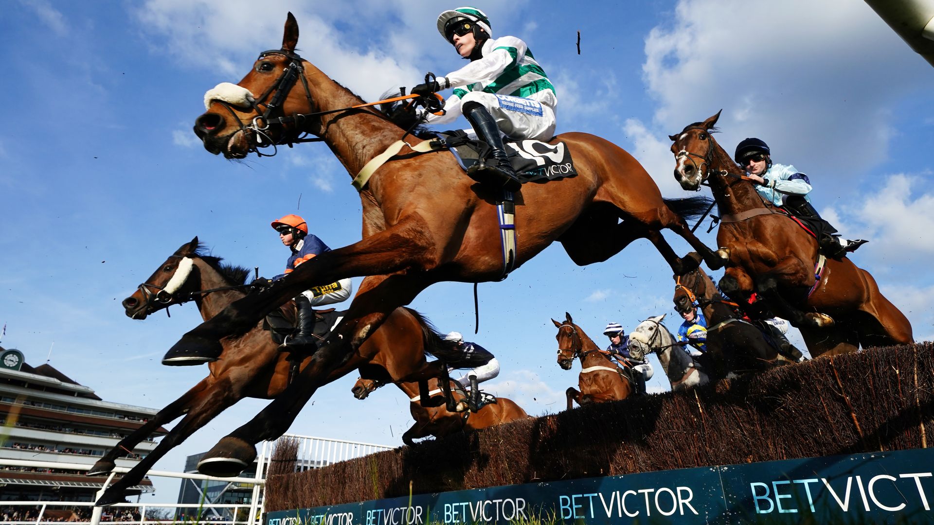 Jasmine Bliss and Siog Geal contest Grade 2 on Newbury jumps finale card