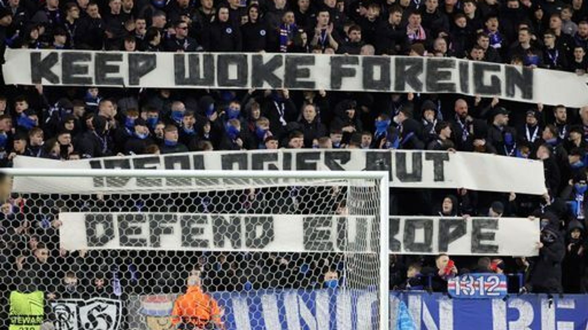 UEFA charges Rangers over ‘shameful’ and ’embarrassing’ anti-woke banner