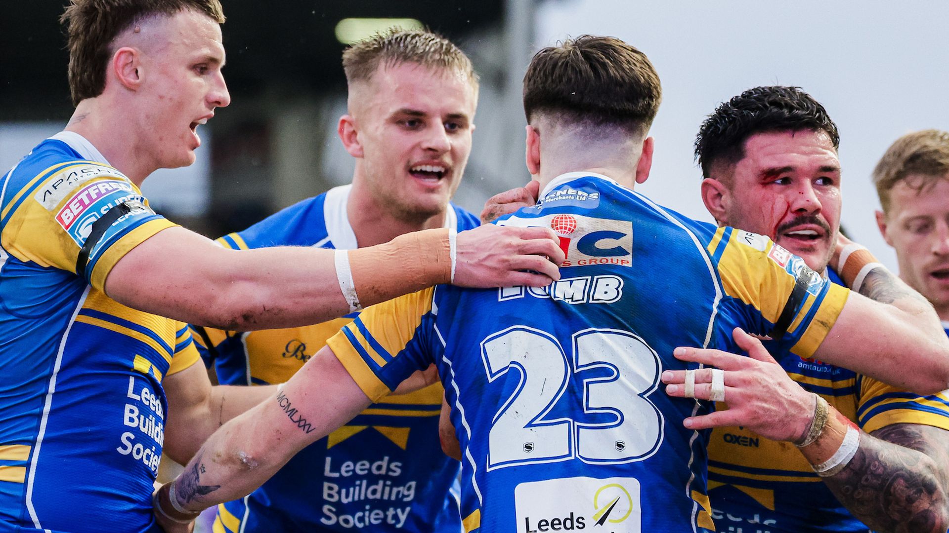 Leeds show nerves of steel to beat Wigan after Hall’s bizarre assist