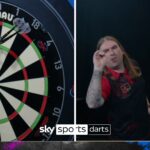 Calmest nine-darter EVER? Searle barely celebrates perfect leg!